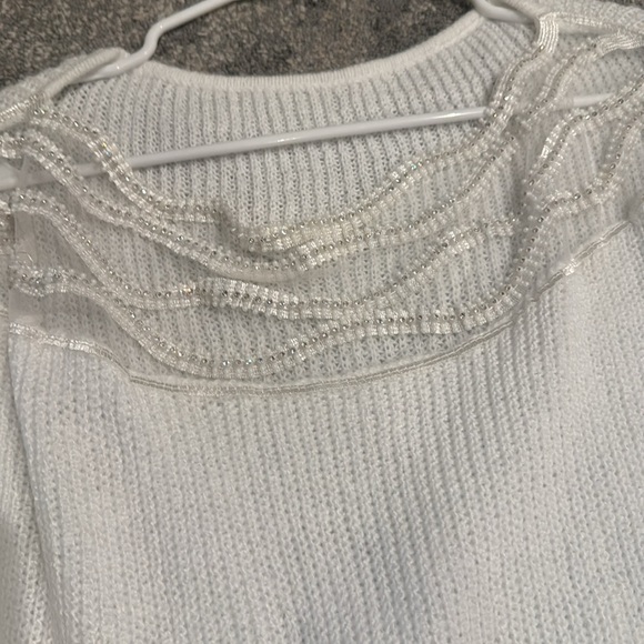 Mesh and Rhinestone Sweater - Picture 3 of 6